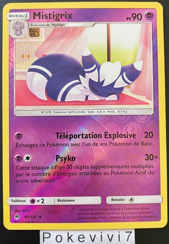 Carte pokemon mistigrix 131 - pokemon,