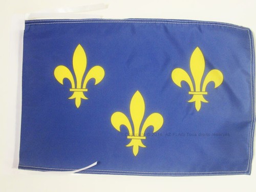 Drapeau fleur lys bleu - de,
