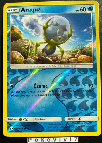 Carte pokemon araqua 149 - pokemon,